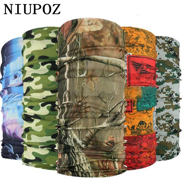 Bandana Headband Ring Neck Scarf Camouflage  Seamless Tubular Magic Face Scarf