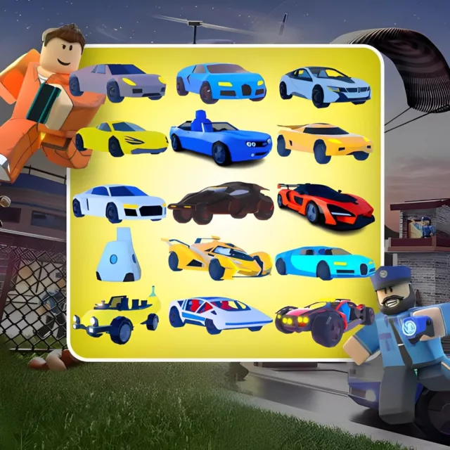 ANY Jailbreak Cars/Textures/Cosmetics (Read Description!!!*)