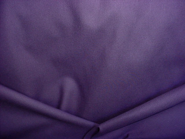 14-7/8Y Kravet Lee Jofa Solid Eggplant Purple Cotton Drapery Upholstery Fabric