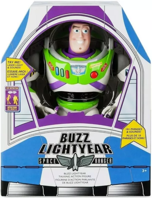 Toy Story Disney Advanced Talking Buzz Lightyear Action Figure 12'' - New Sealed