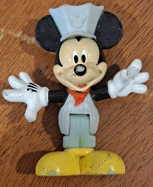 Disney Wobble Bobble Choo Choo Mickey Mouse Train Conductor Figure