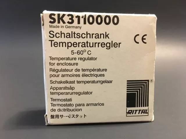 Rittal SK3110000 50-60 Degrees C Enclosure Temperature Regulator New Old Stock 2