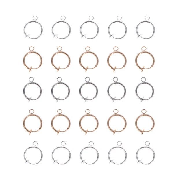 30 PCS Schmuck Für Frauen Ohrringe Ohrclips Bastelbedarf Konverter Fräulein