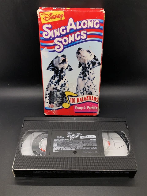 VHS DISNEYS SING Along Songs - 101 Dalmations: Pongo & Perdita (VHS ...