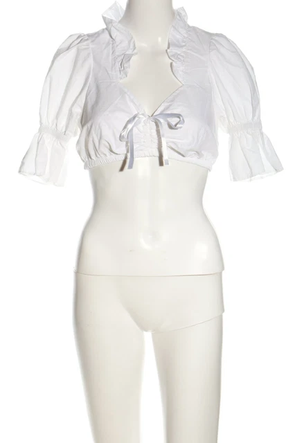 Camicia tradizionale DIRNDLFEST donna taglia DE 34 bianco stile stravagante