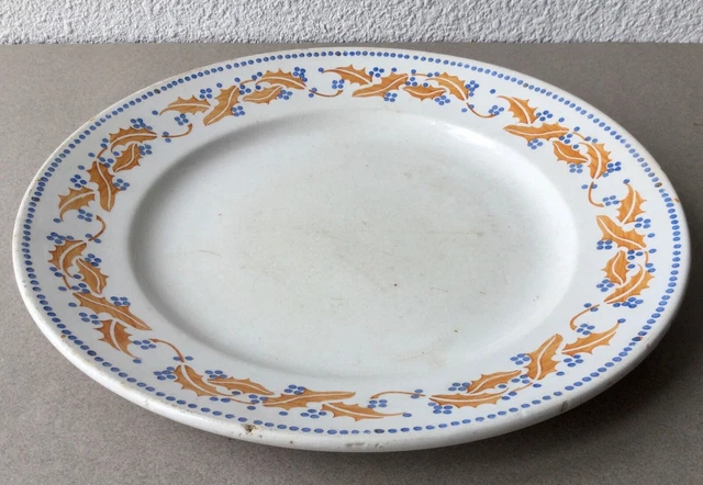 PLAT ROND. ORCHIES, MOULIN des LOUPS & HAMAGE . décor: HOUX,SANCY.