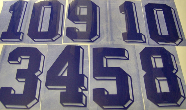 Palloni Calcio NUMERI DA CALCIO Termosaldabili E TermoAdesivi Per