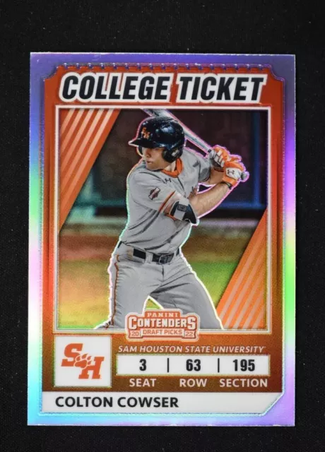 2022 Elite Extra Edition College Tickets Optic Holo #CTO-31 Colton Cowser