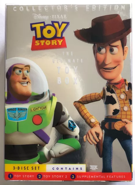 THE ULTIMATE TOY BOX: TOY STORY & TOYSTORY 2 Collector's Edition 3 DVD