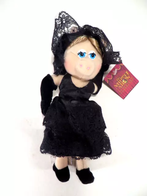 RARE Miss Piggy Stuffed Plush The Muppet Show 25 Years Black Witch NANCO