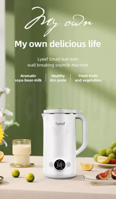 Lyeef Soy Milk Machine Grain Fruit Blenders Soybean Milk Maker 12 Blade AU Stock 2