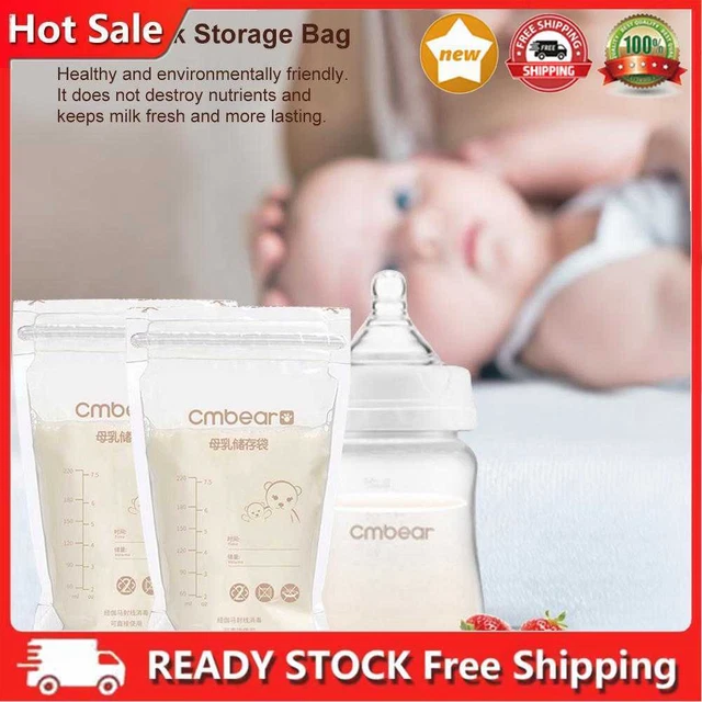 220 ml bolsa de leche materna sellada sin BPA bolsa de almacenamiento de alimentos complementarios