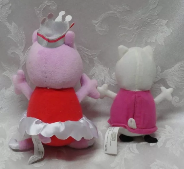 Fisher Price Mattel Peppa Pig Mummy Queen Astley Baker Davies 9" Soft Stuffed 3