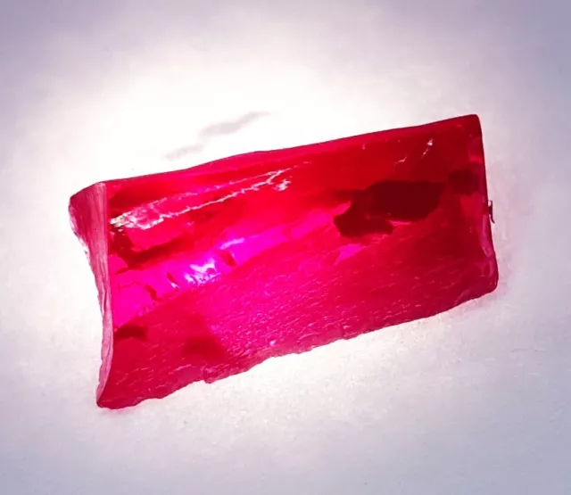 Loose Gemstone 8.12 Ct Natural Red Ruby Rough Unheated Certified Uncut Rough Gem