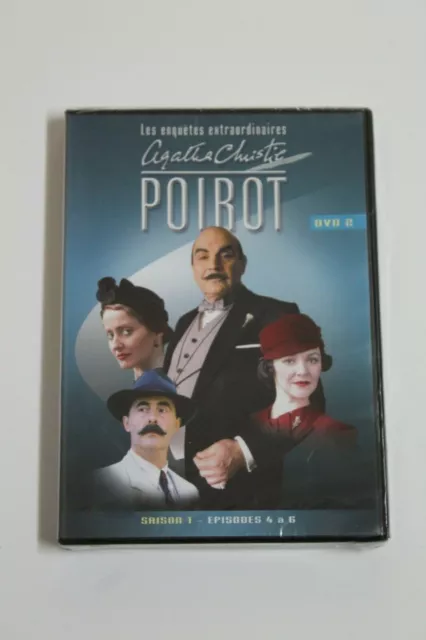 Agatha Christie POIROT -  DVD 2  Temporada 1 - Idiomas Frances e Ingles. NUEVO.