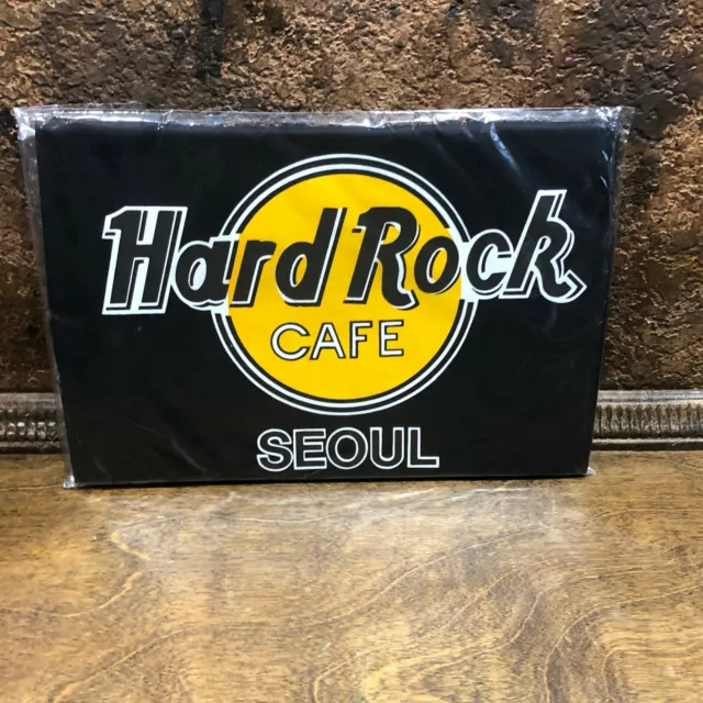 Vintage NOS DEADSTOCK 1990's HRC Hard Rock Cafe SEOUL KOREA T-Shirt Black Sealed