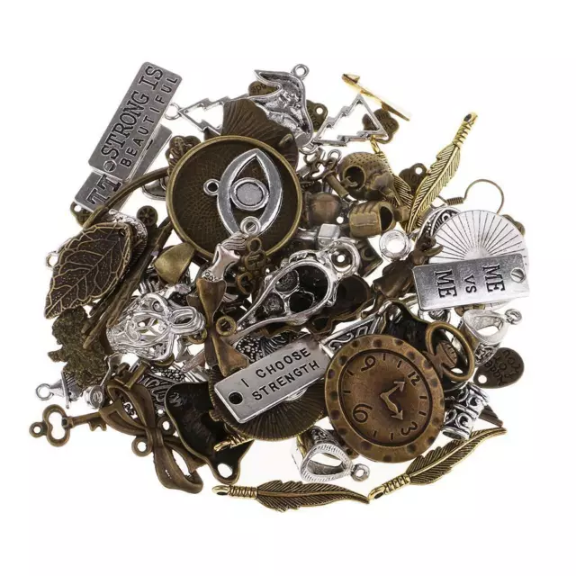 100 g gemischte Charms, Schmuckherstellung, Zubehör, Perlen, DIY Anhänger,