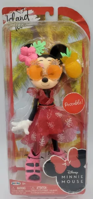 Disney Minnie Mouse Doll Island Icon Deluxe Fashion Doll New 2020 Kid Toy Gift