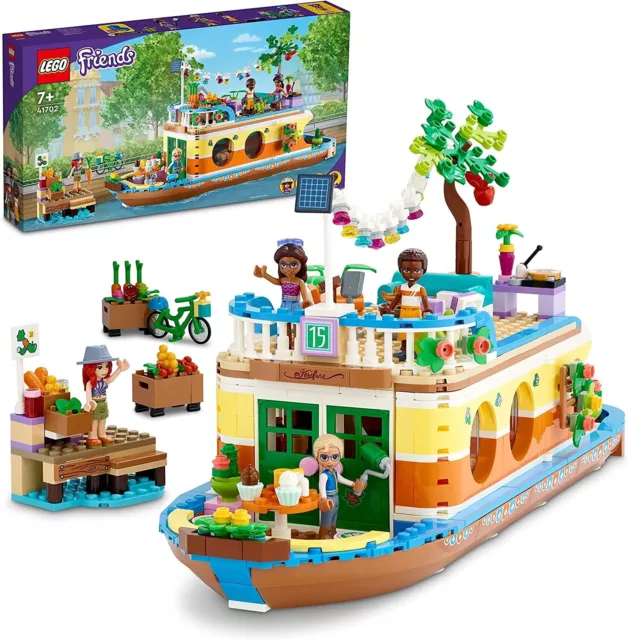 LEGO Friends La Canal 41702 / Barco + 4 Figuras Niña Chica Juego Juguete Navidad