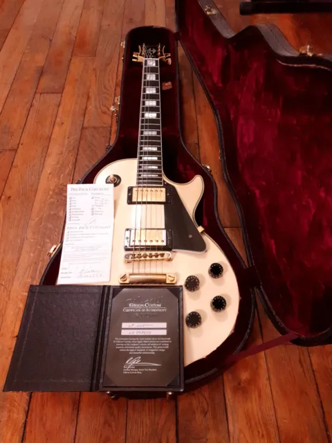 Guitare Gibson Les Paul Custom Alpine white 2009