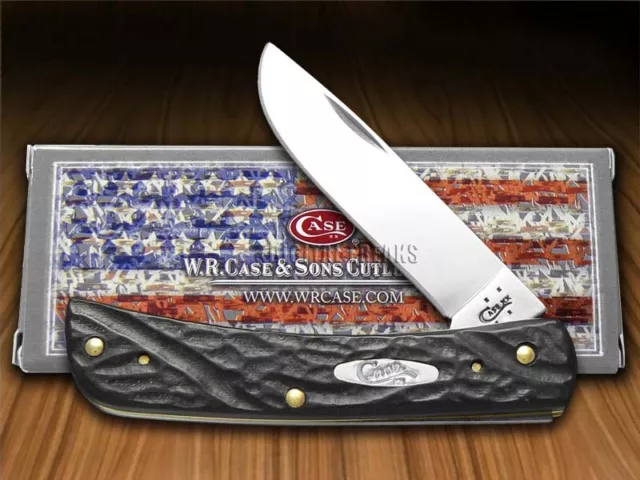 Case xx Knives Sodbuster Rough Black Delrin Series Pocket Knife Stainless 18229
