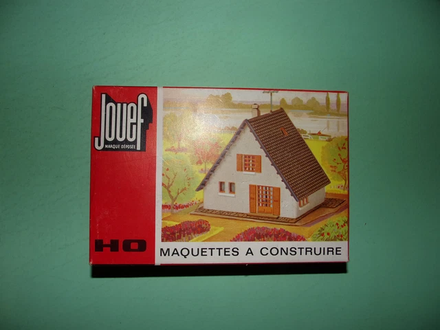 Maquette Jouef à Monter - Maison Solognote 972 - État Neuf, Rare - Collection Trains/maquettes