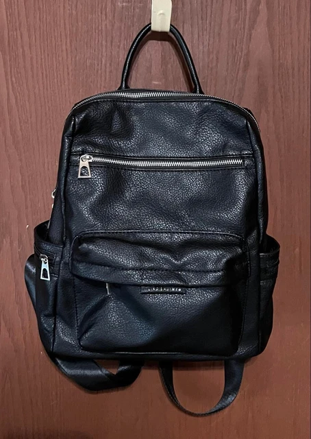 LSW New Black Convertible Backpack Travel School Bag Tote TubB4 New without Tags