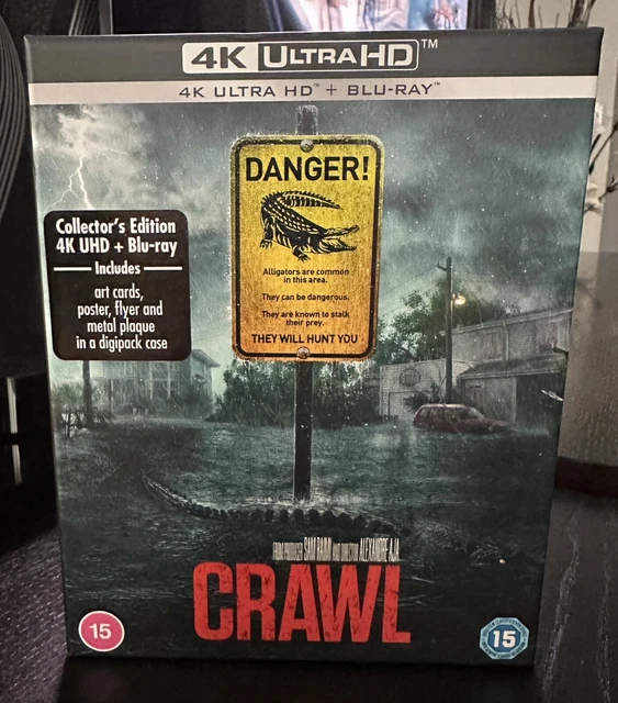 CRAWL (4K UHD+BLU-RAY, 2019) UK Exclusive Collector's Edition