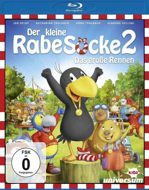 DER KLEINE RABE SOCKE 2-DAS GROßE RENNEN BD  BLU-RAY NEW