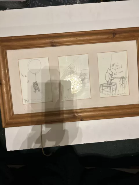 Winnie The Pooh Art Prints. E. H. Shepard. Framed