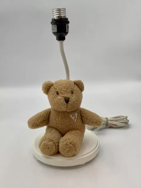 Vintage Baby Guess Bear Lamp Plush Stuffed Animal Nursery 1990s