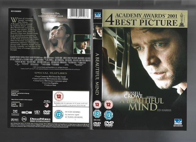 A BEAUTIFUL MIND DVD 2006 Russell Crowe 1 00 PicClick UK