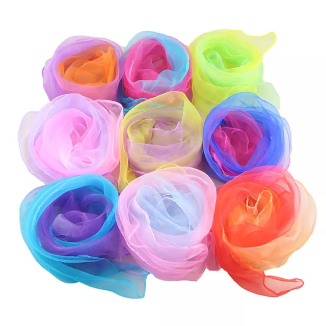 Multi-coloured Sensory Autism Scarves Kids And Aults Relieve Stress Dance Toy