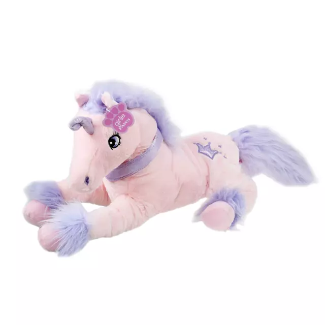 Unicorn Cute Girls Soft Plush CUDDLY ANIMAL TOY BEAR GIFT KIDS STUFFED 33cm 2