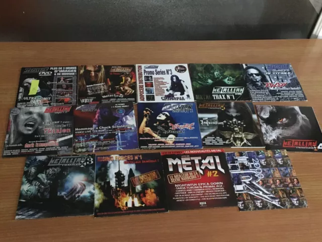 Metallian - Lot De 14 Cd's  - Metal - Hard Rock !!!!!!!!!!!!!!