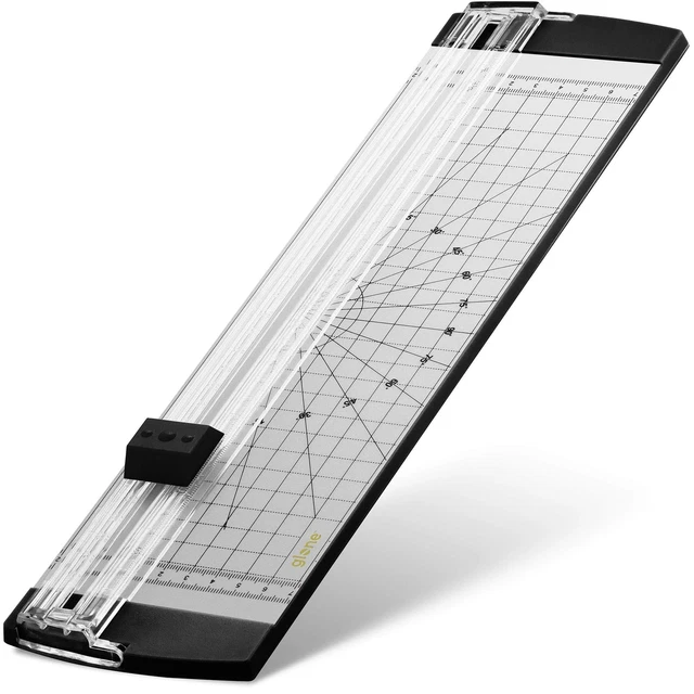 Glone 12 inch Paper Trimmer, A4 Size Paper Cutter with Automatic Security Saf...