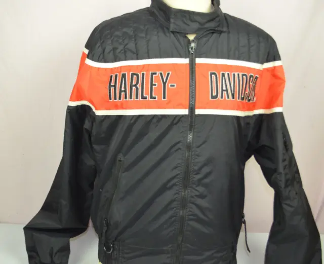 HARLEY DAVIDSON LIGHTWEIGHT Screamin Eagle Jacket/Nylon,Polyester Sz M ...