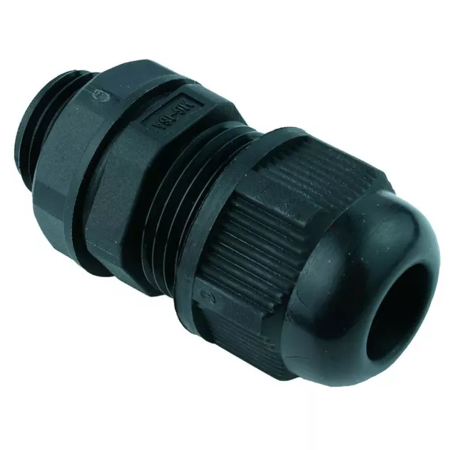 10 x 6-10mm Black Cable Gland M16 IP68