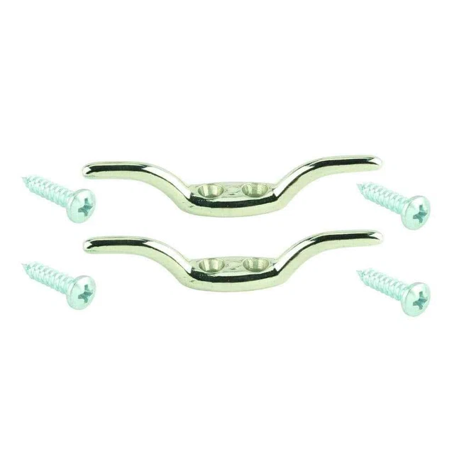6.3cm Cromato Corda Bitta (2-Pack)