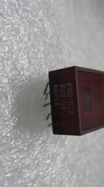 fairchild FND-507 vintage SEVEN SEGMENT LED DISPLAY - USA SELLER