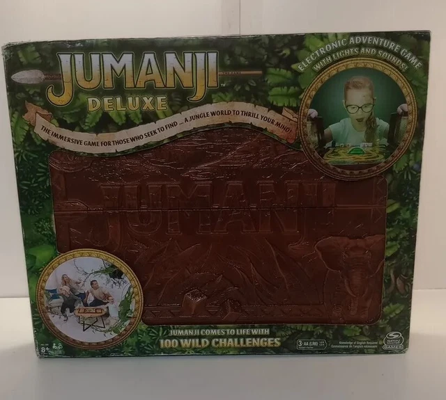 JUMANJI DELUXE BOARD Game, Immersive Electronic Version of The Classic