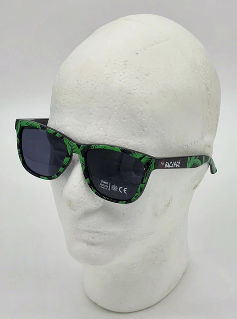 Opaco Tartaruga Mod Avvolgente Vintage Occhiali da Sole Con Lente Verde
