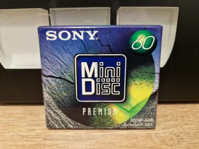 Sony PREMIUM Minidisc MD MDW 60B  60 min recordable    NEU & OVP