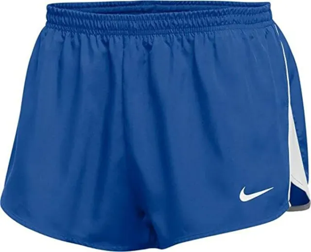 Nike Dry Challenger 2" Boys Split Running Track Shorts Royal Blue size L XL