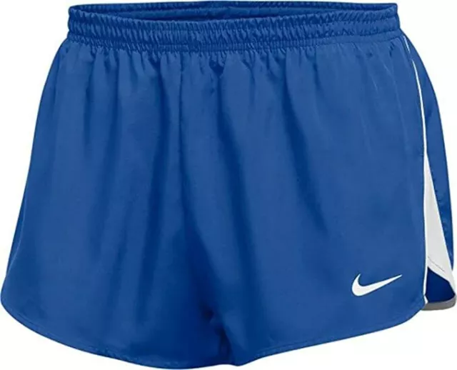 Nike Dry Challenger 2" Boys Split Running Track Shorts Royal Blue size L XL