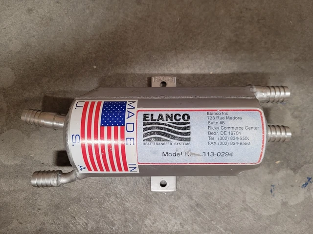 Elanco Stainless Steel Heat Exchanger, model 313-0294