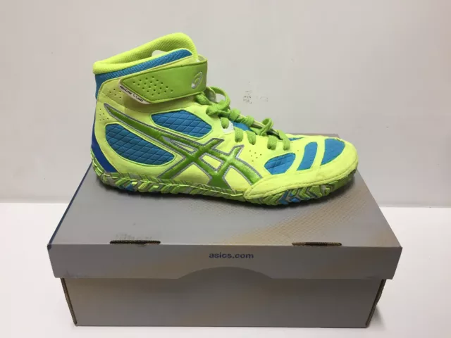 Asics Men Size 10 Neon Blast Aggressor 2 L.e Pair Of Shoes