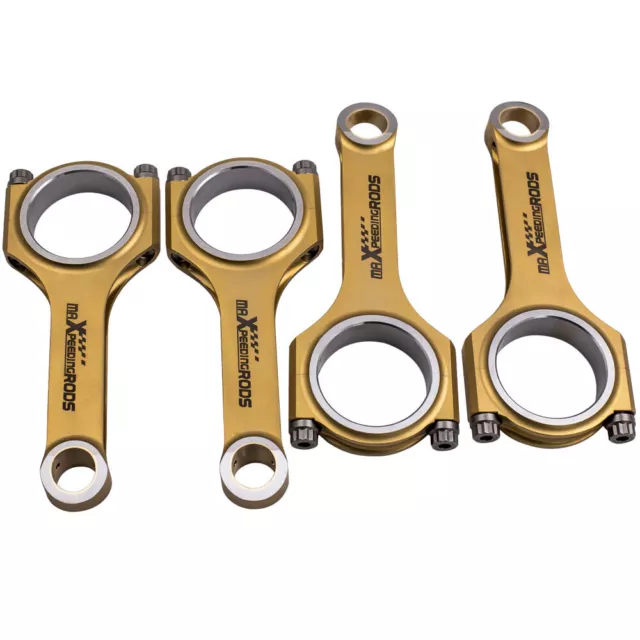 4x Titanizing H-schaft Pleuel Connecting Rods for Mercedes Benz M270 DE16 1.6T