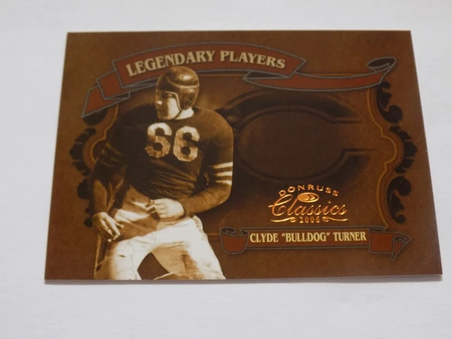 2006 Clyde "Bulldog" Turner Donruss Classics Legendary Players LP-3 #773/1000