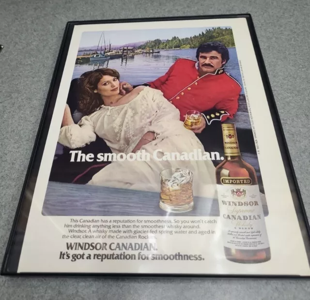 1978 vintage original print ad Windsor Supreme Canadian Whisky